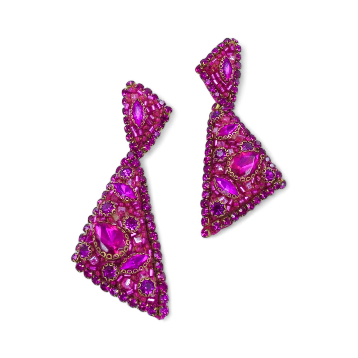 Ibiza Earrings - Hot Pink