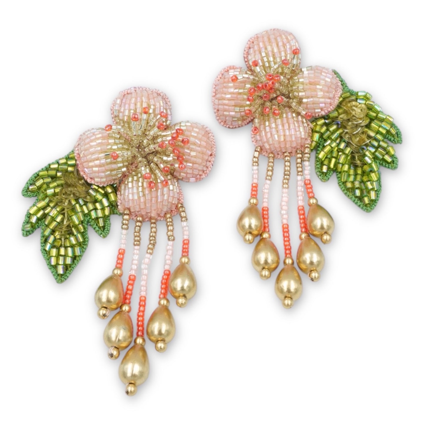 Autumn Earrings - Peach