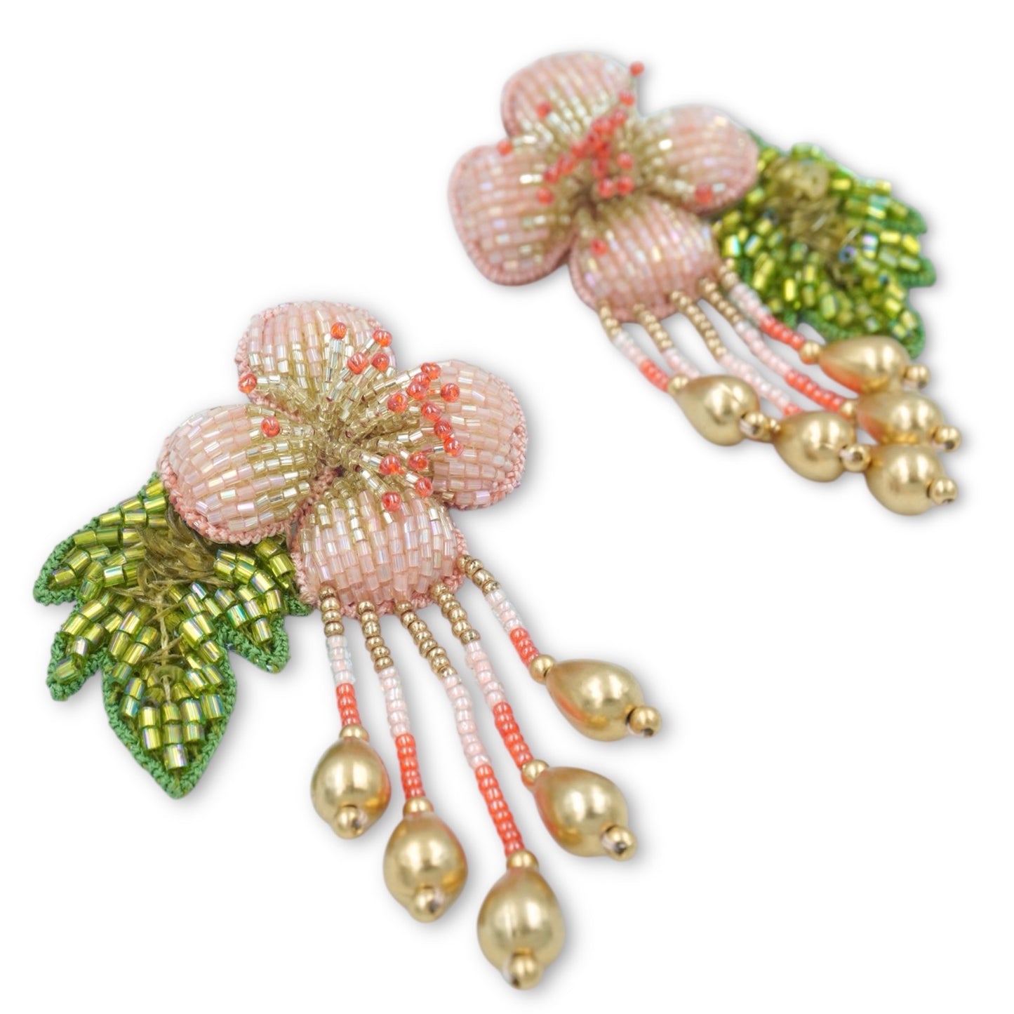 Autumn Earrings - Peach