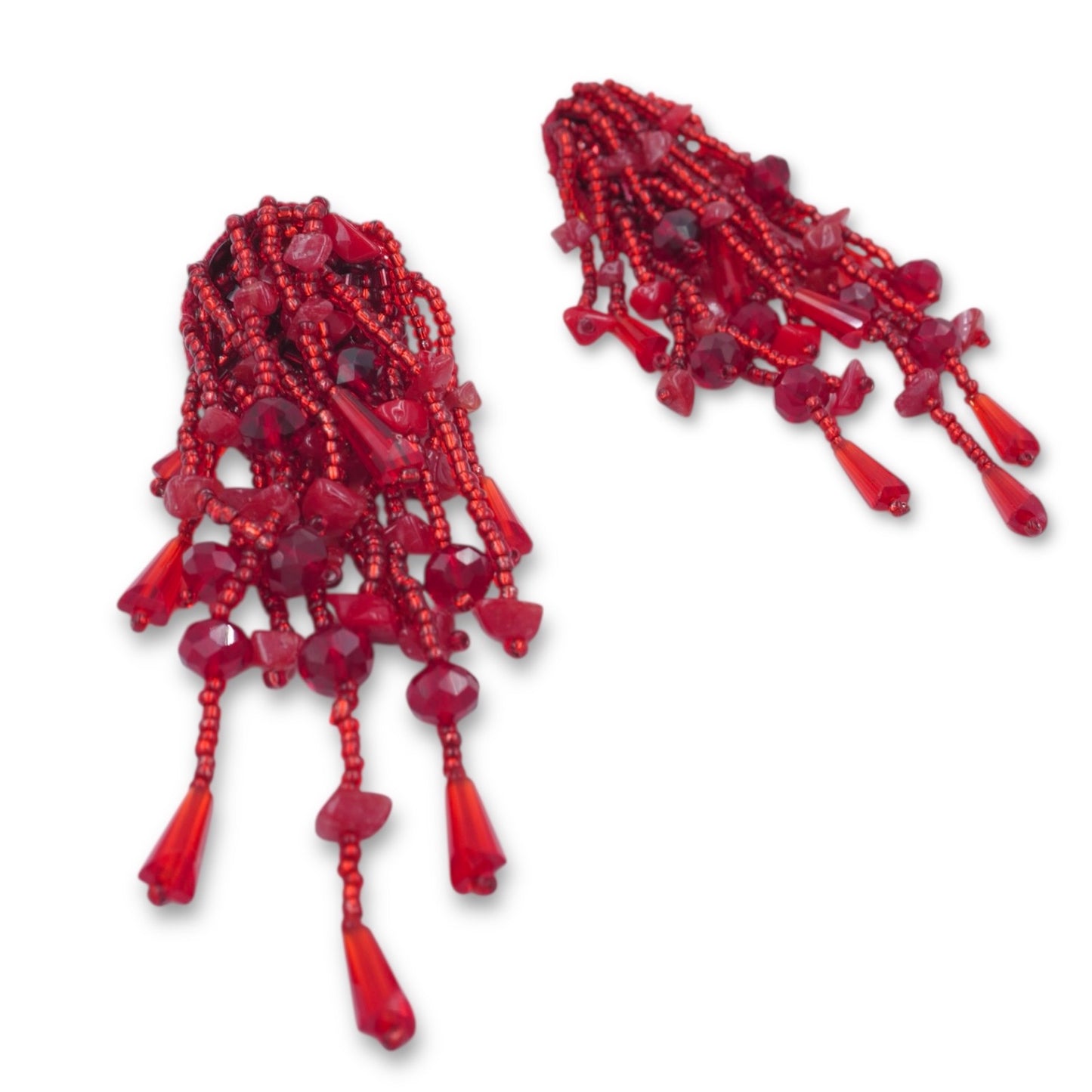 Helen Earrings - Red