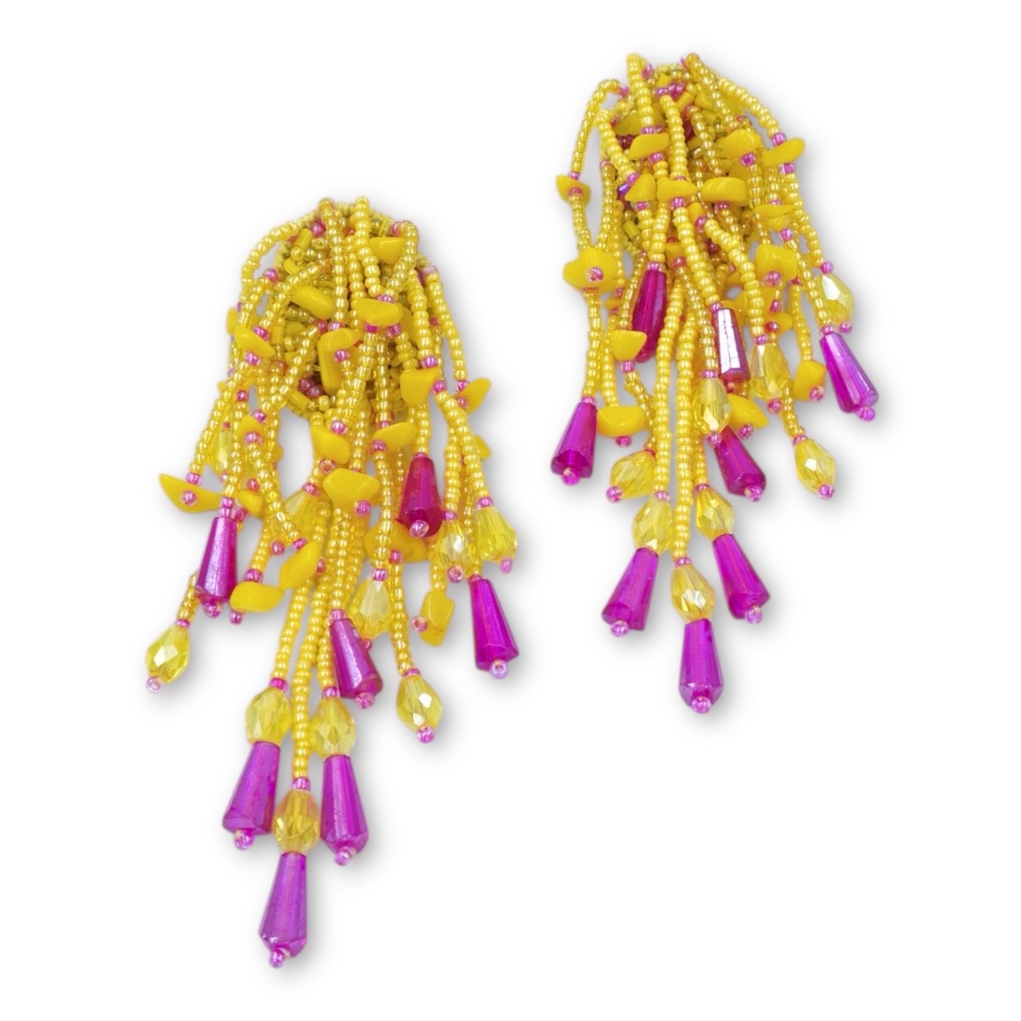 Helen Earrings - Yellow