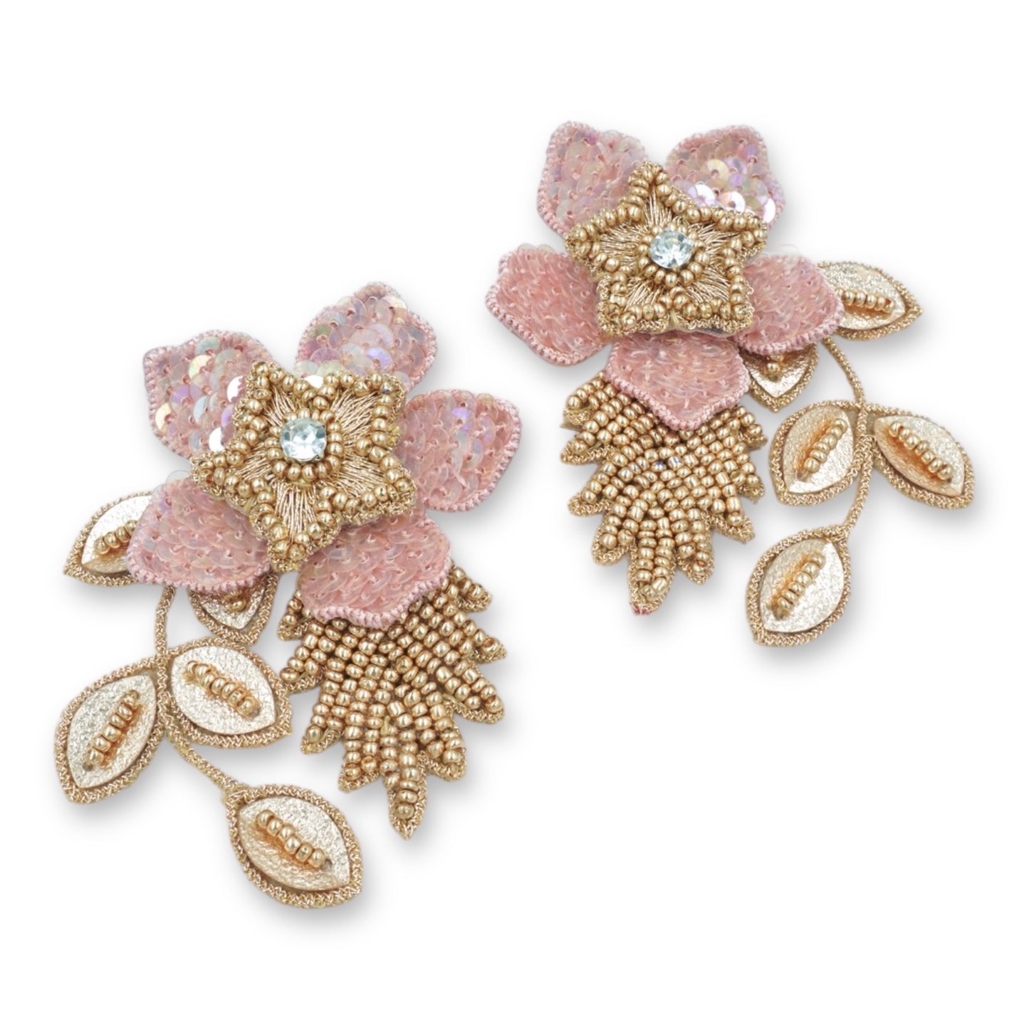 Zinia Earrings - Peach