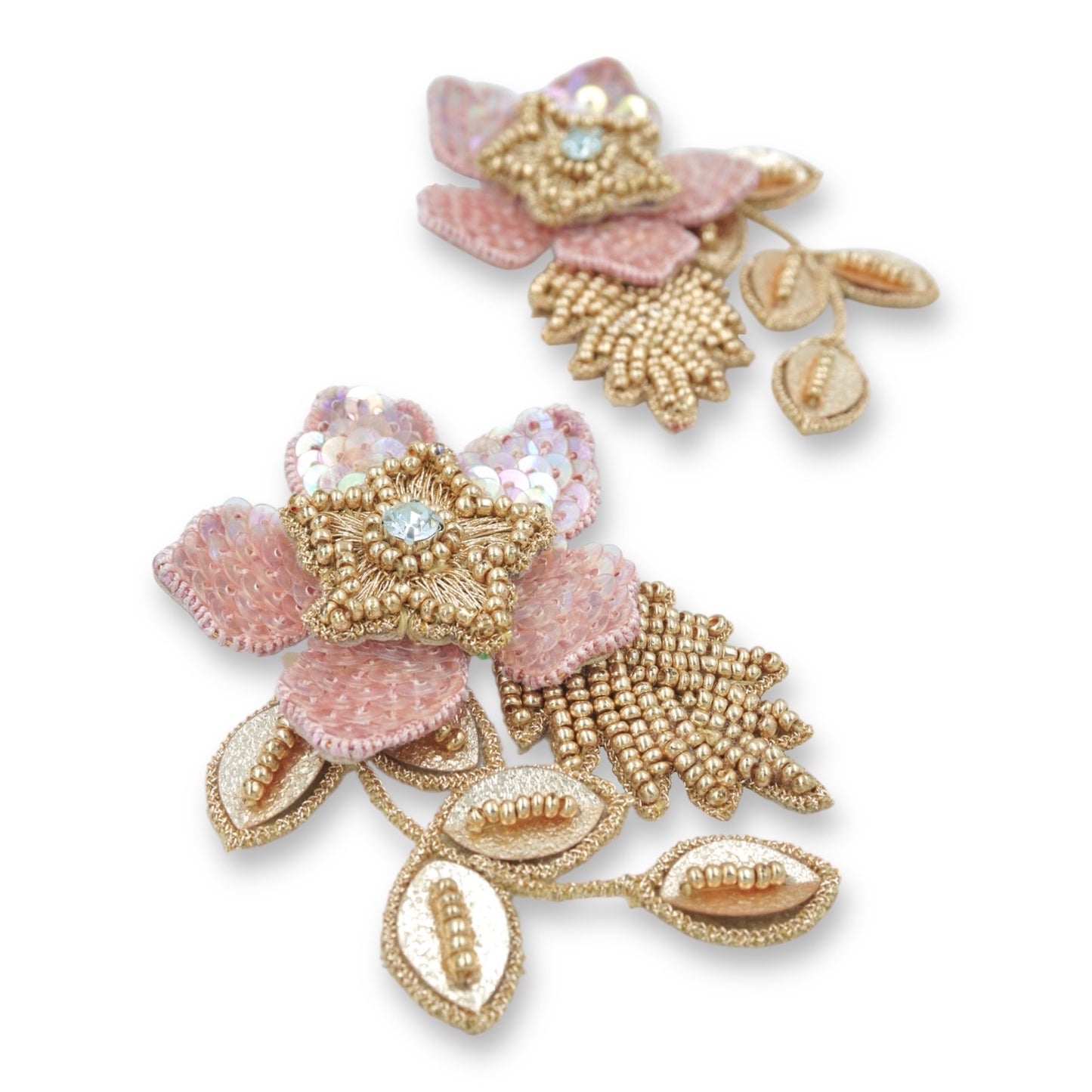 Zinia Earrings - Peach