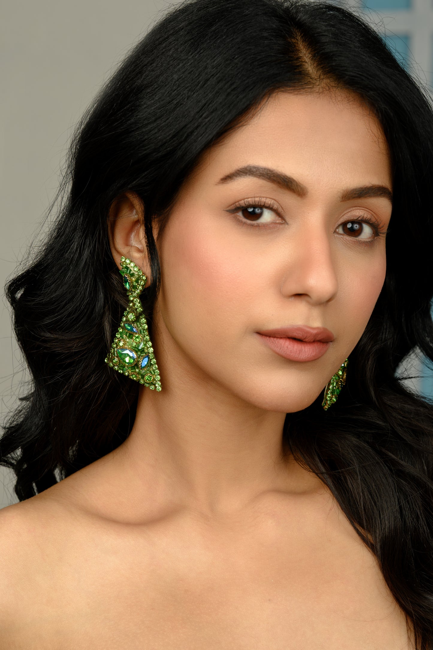 Ibiza Earrings - Tropical Green