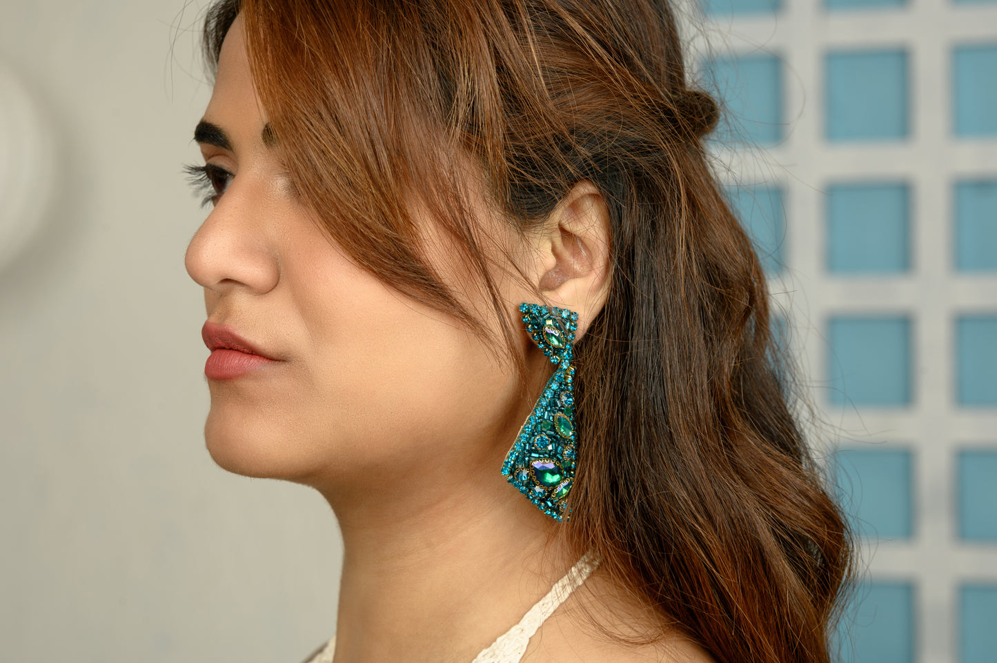 Ibiza Earrings - Ocean Blue