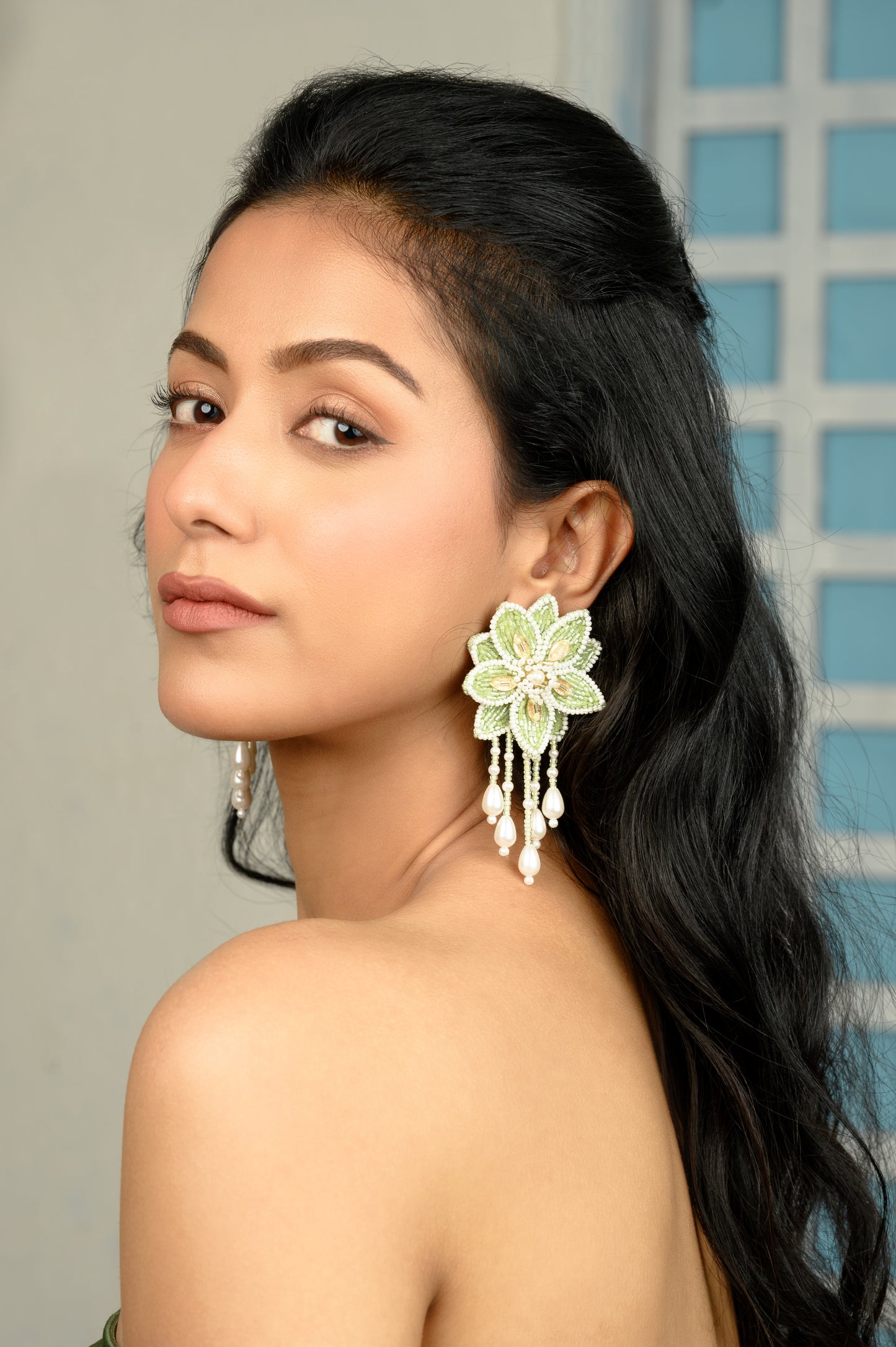 Angelica Earrings - Green