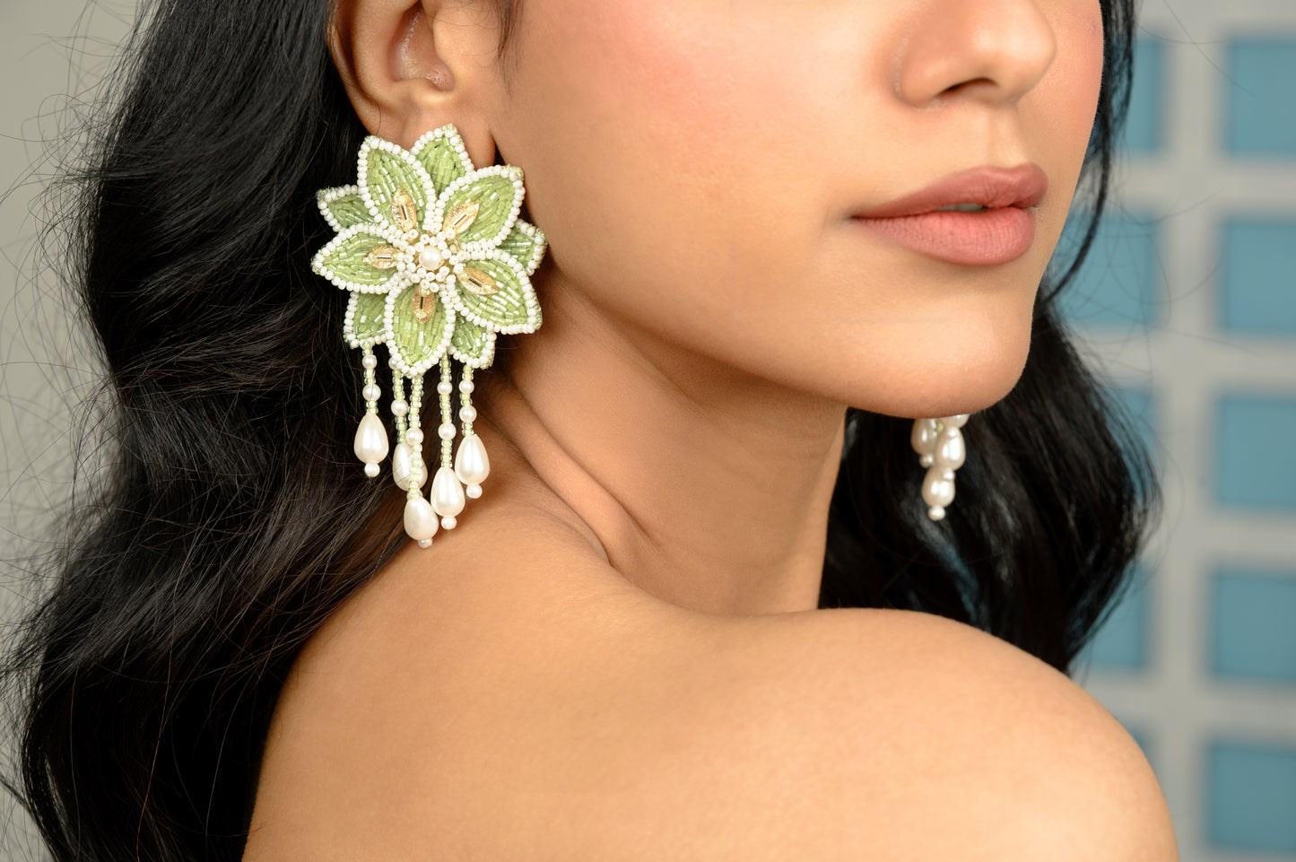 Angelica Earrings - Green