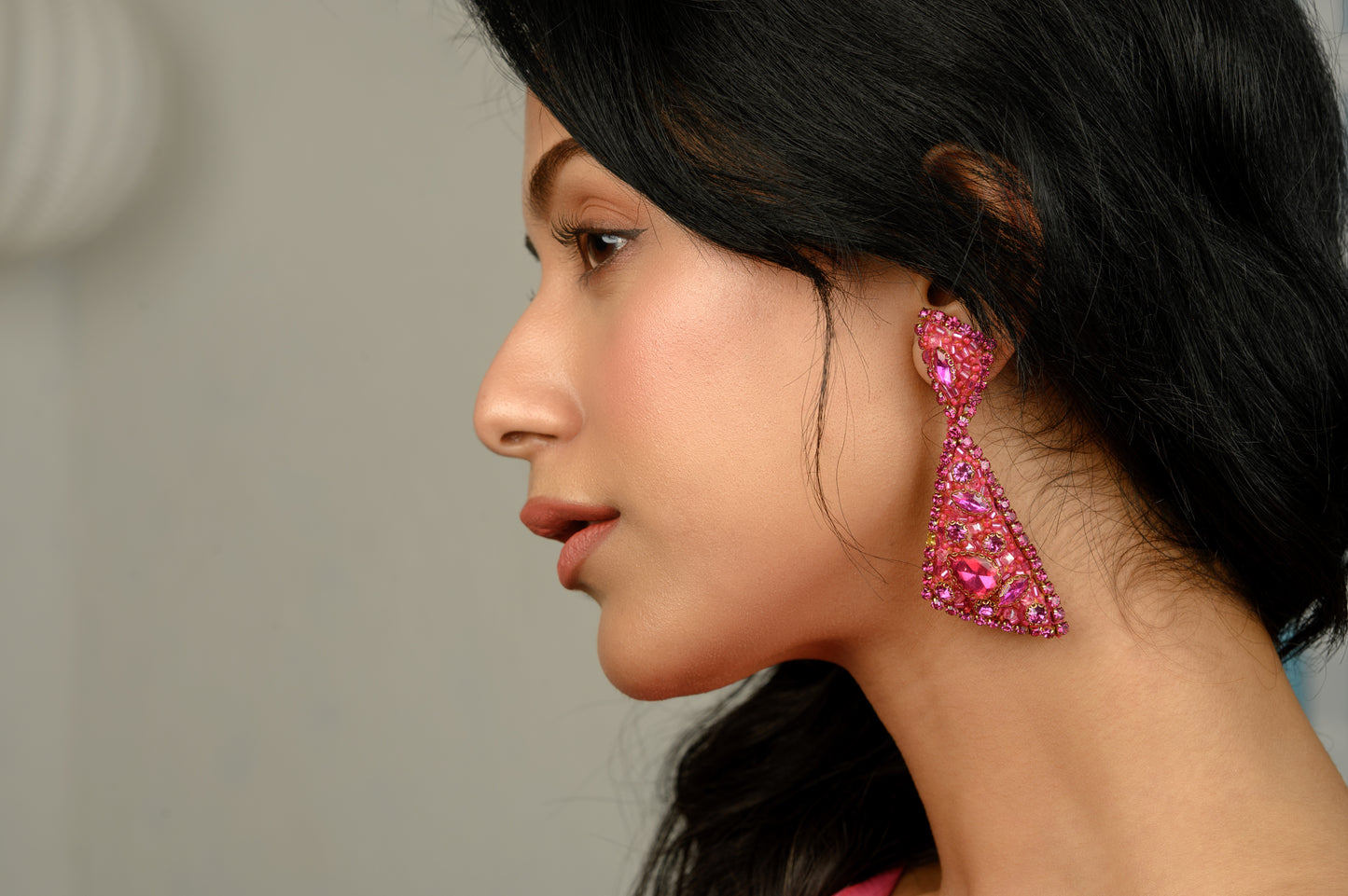 Ibiza Earrings - Hot Pink