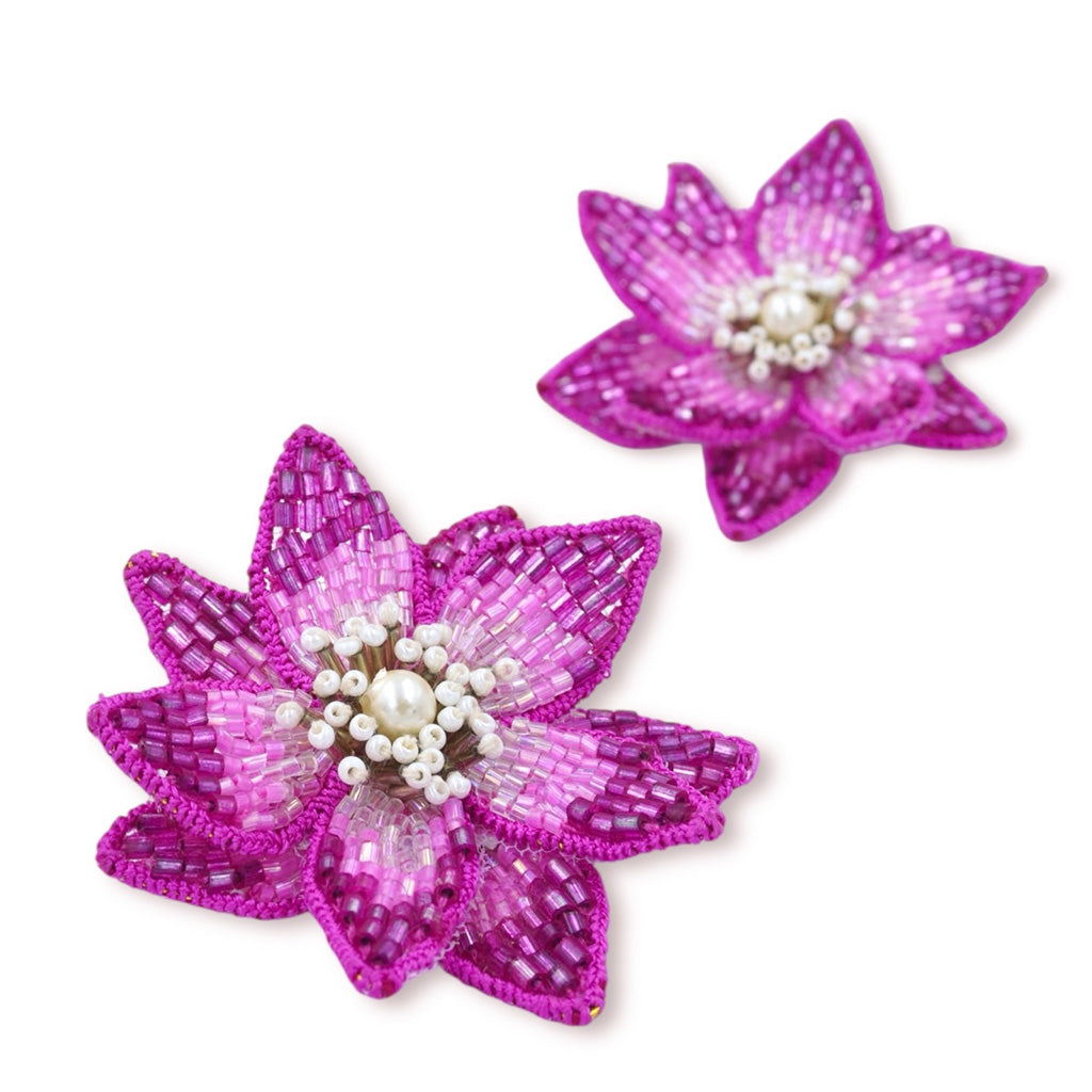 Eternal Bloom Earrings - Pink