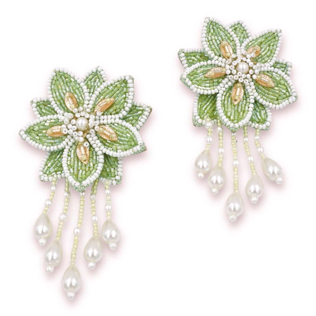 Angelica Earrings - Green