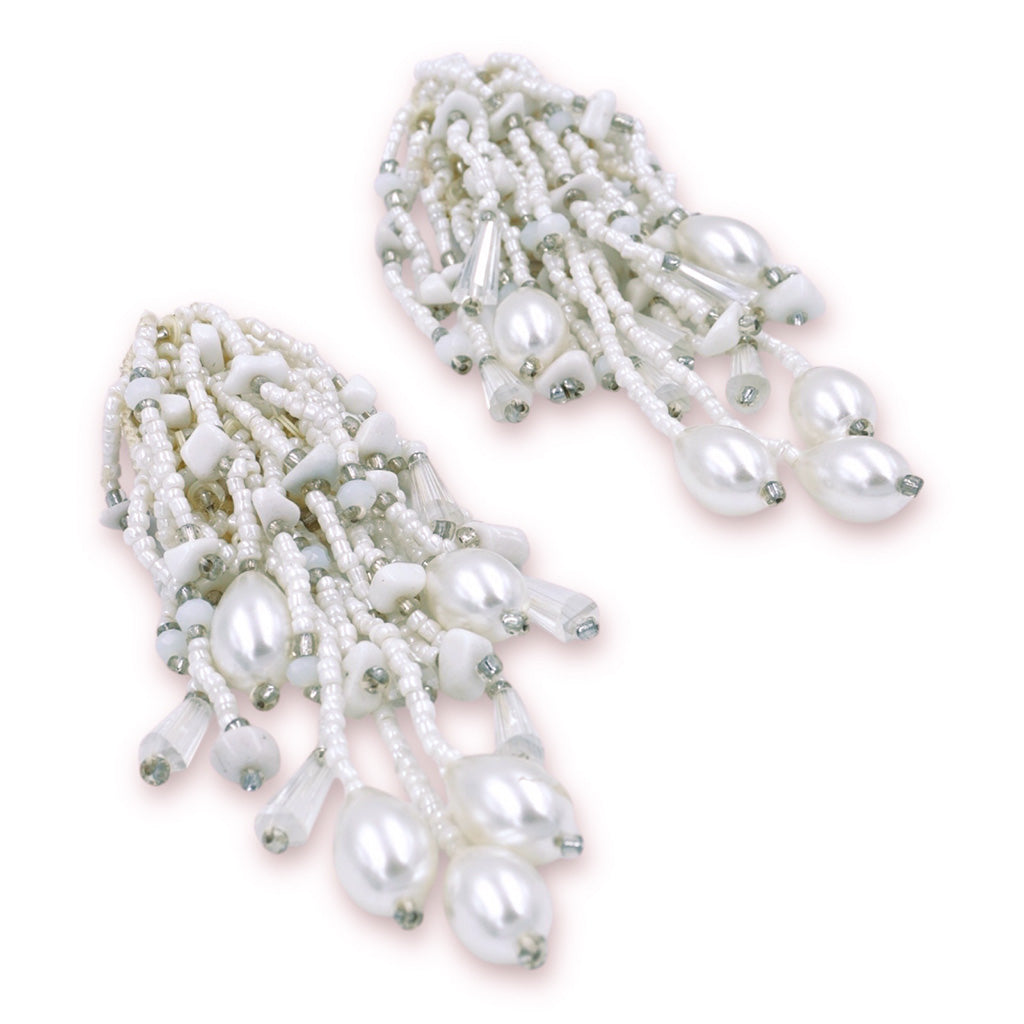 Helen Earrings - White