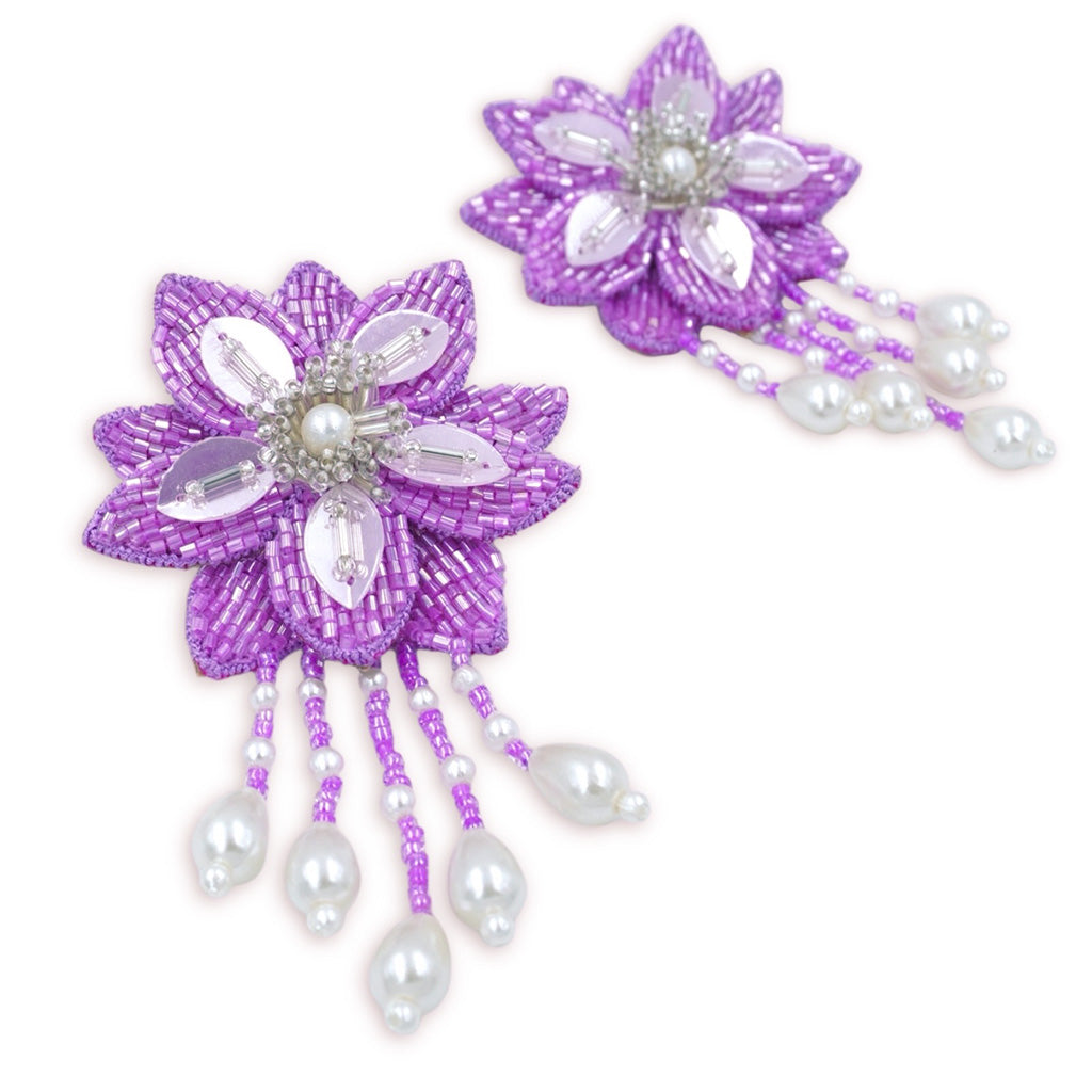 Angelica Earrings - Lilac