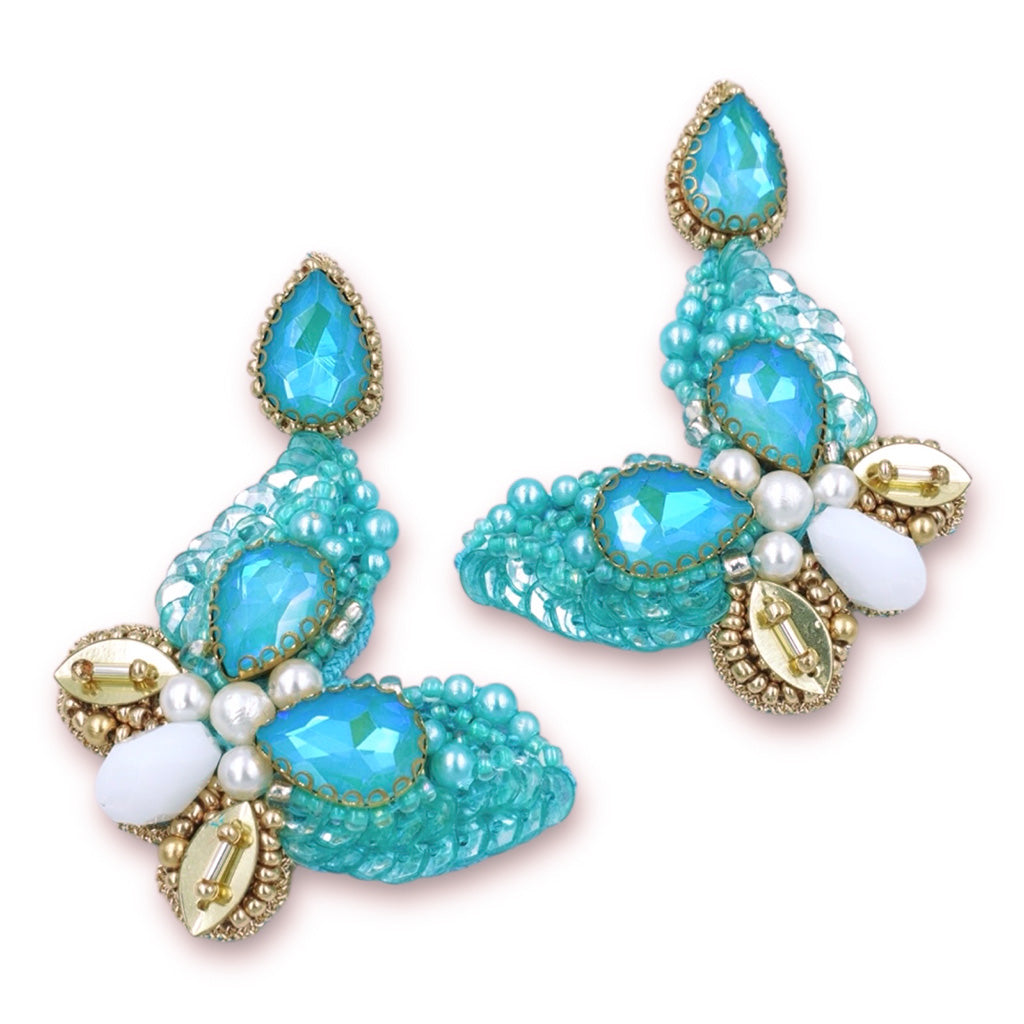 Mariposa Earrings - Blue
