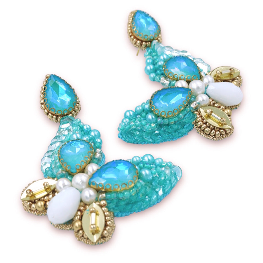 Mariposa Earrings - Blue