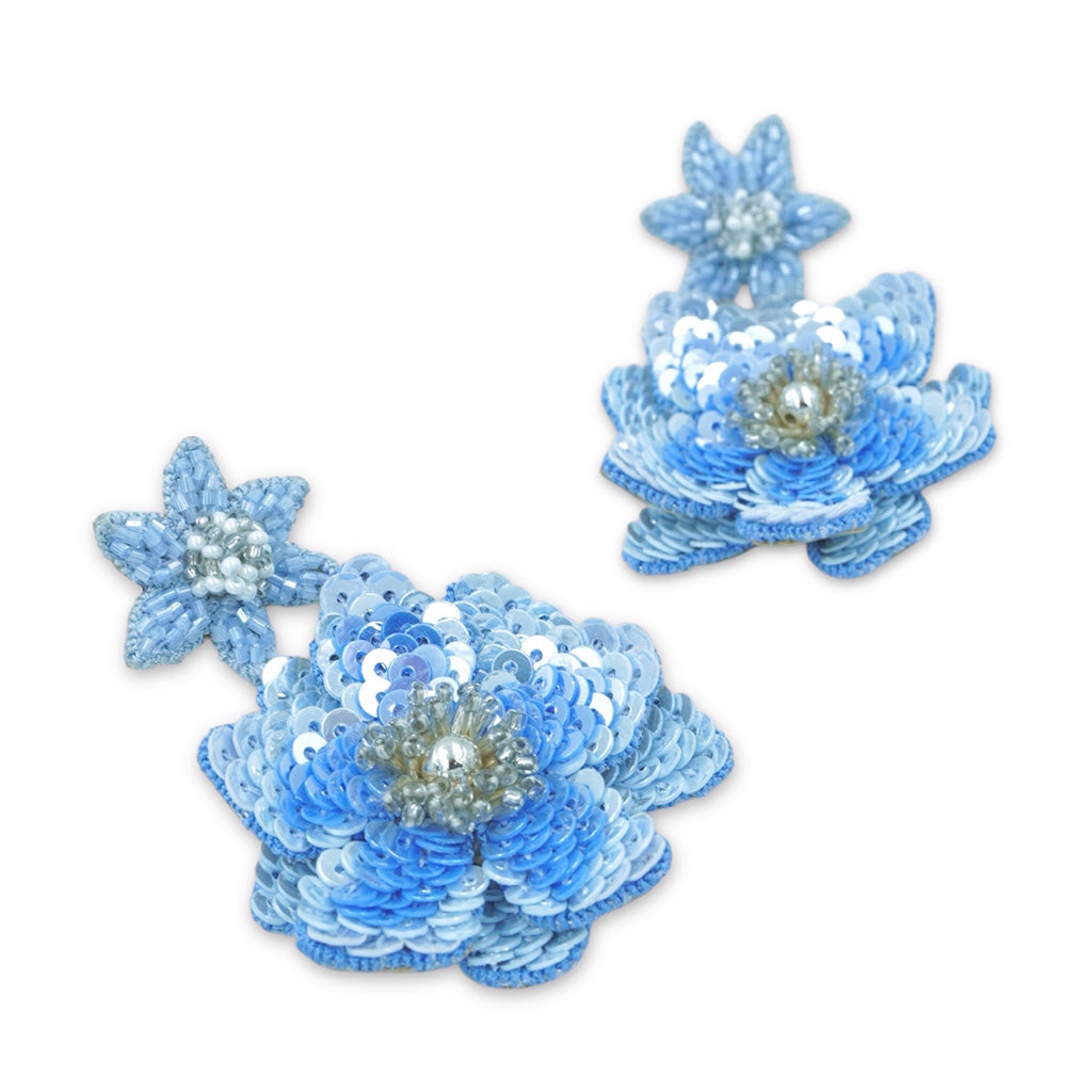 Glicinia Earrings - Blue