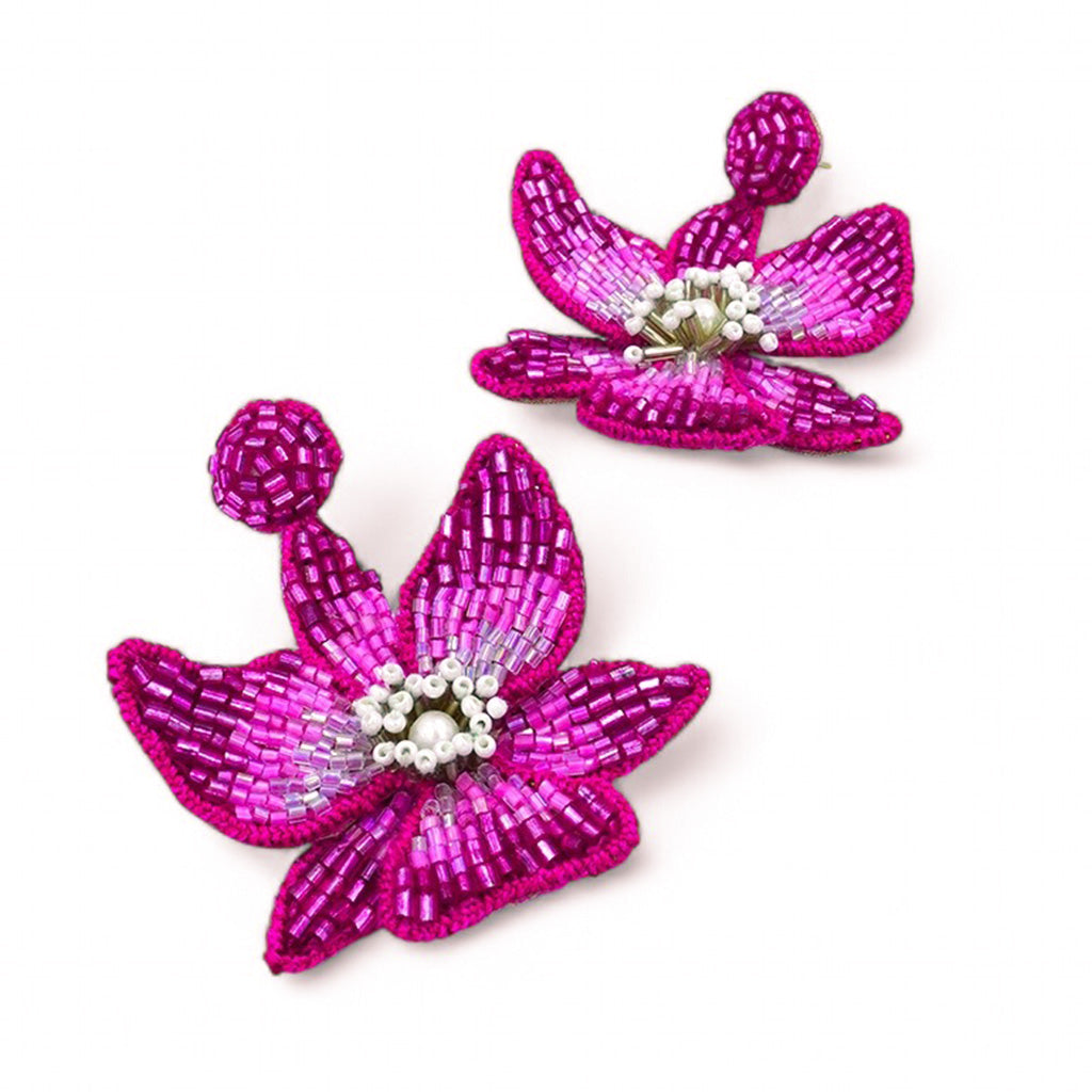 Blossom Earrings - Pink