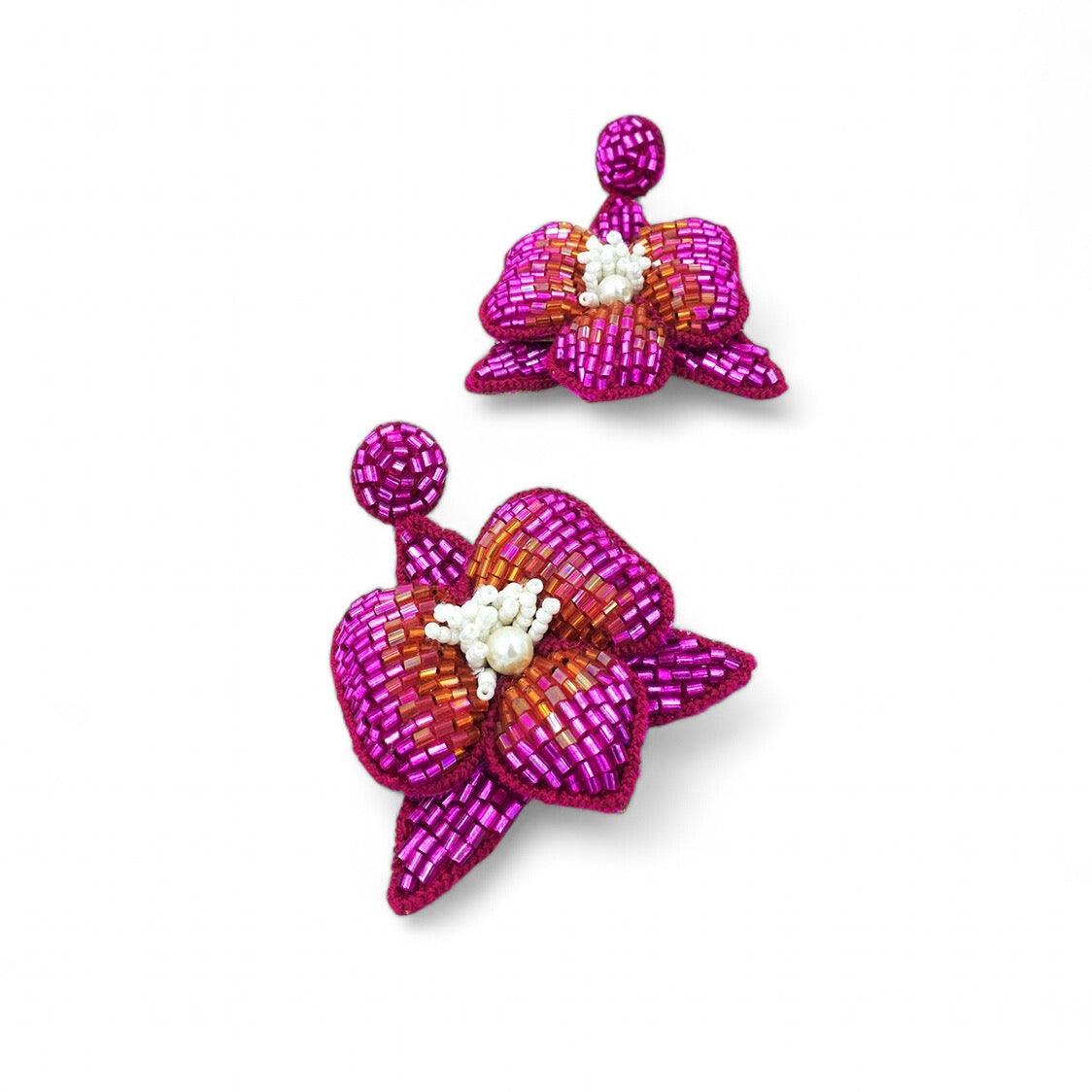 Irina Earrings - Pink - DIRAATELIER