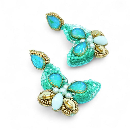 Mariposa Earrings - Blue - DIRAATELIER