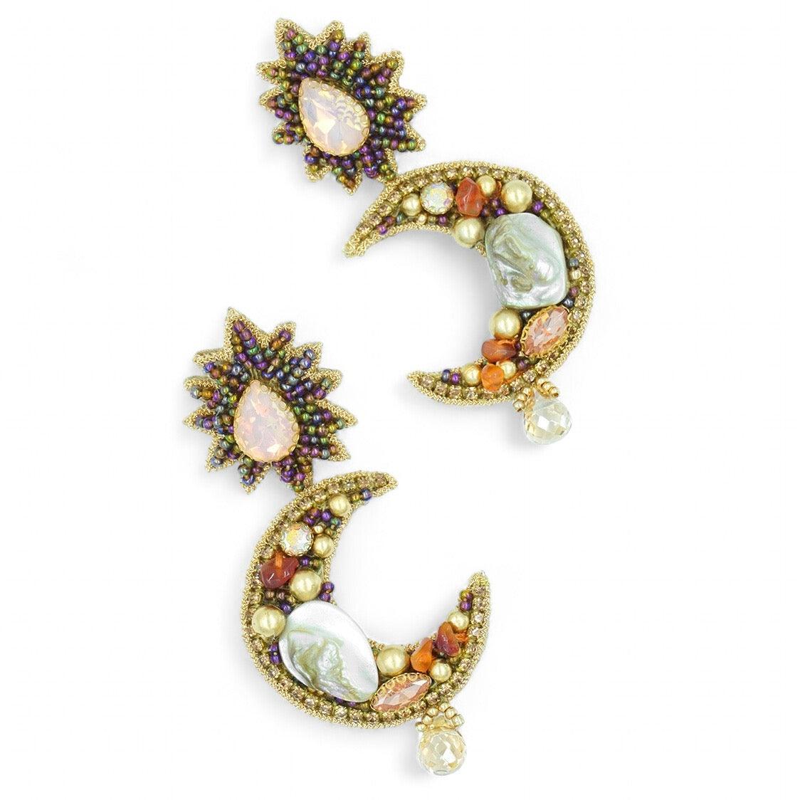 Luna Earrings - Gold - DIRAATELIER