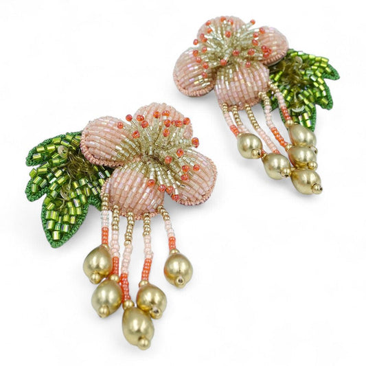 Autumn Earrings - Peach - DIRAATELIER