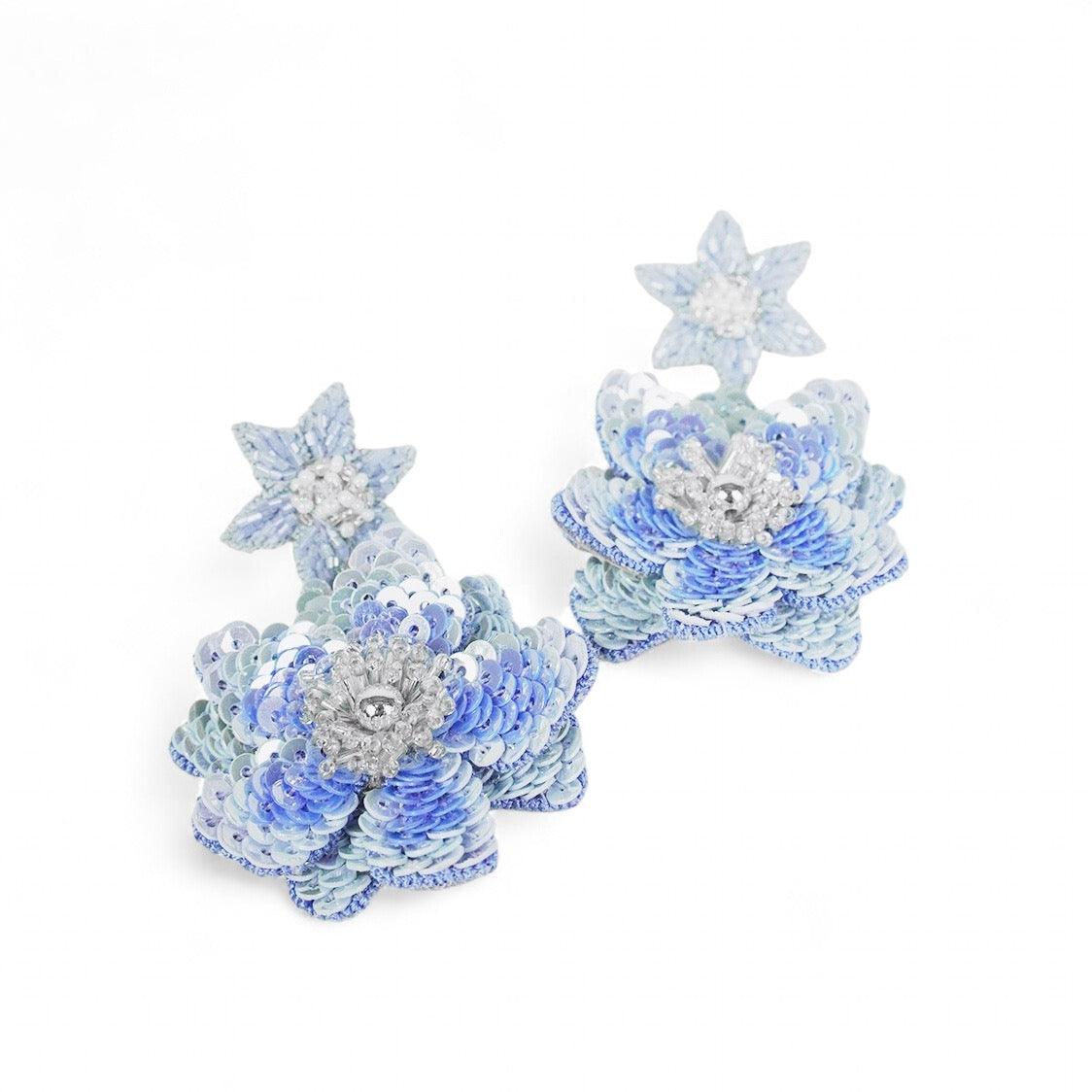 Glicinia Earrings - Blue - DIRAATELIER