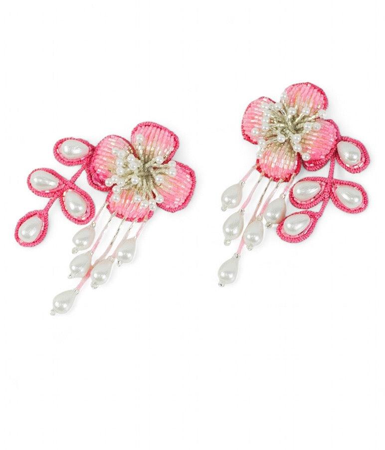 Autumn Earrings - Rose Pink - DIRAATELIER