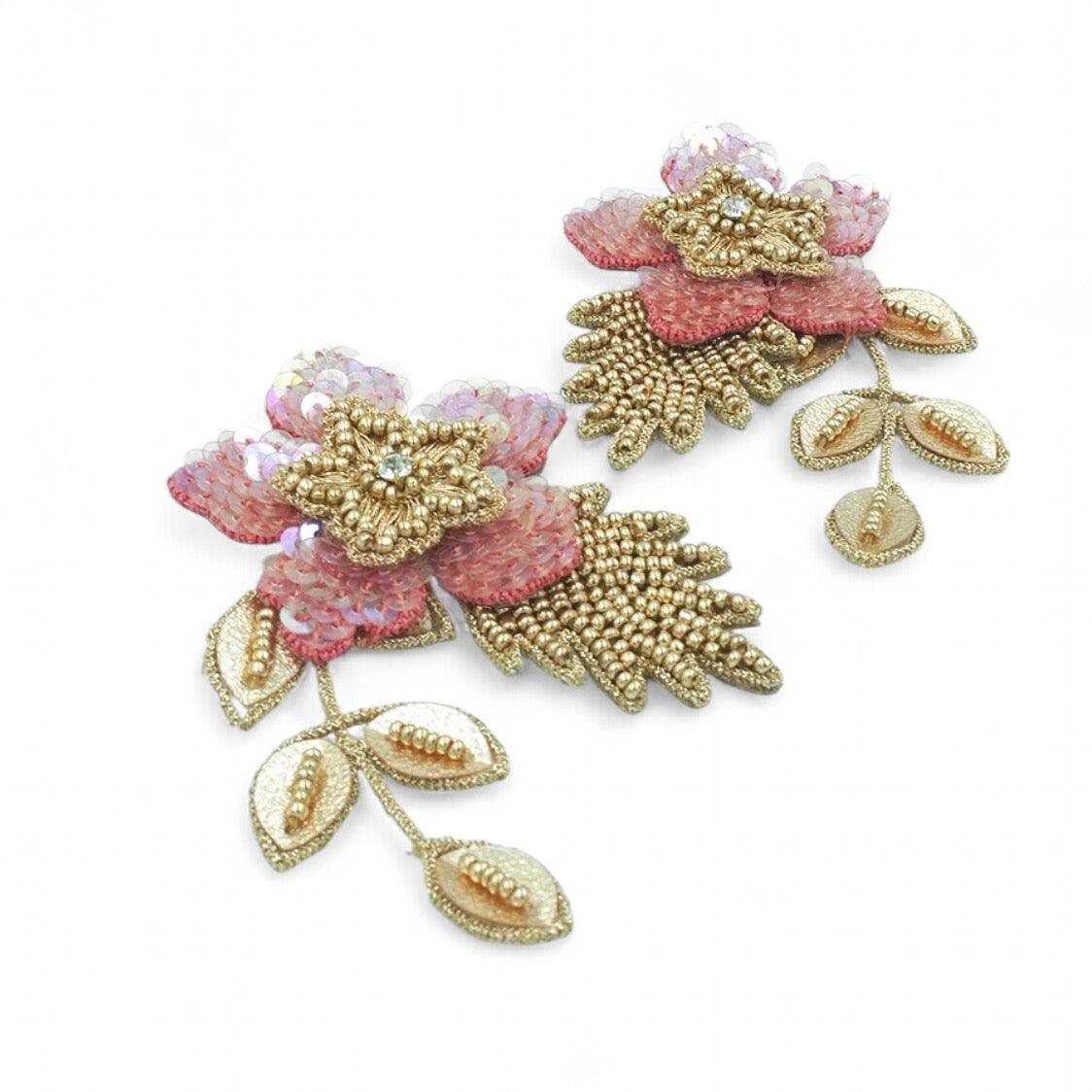 Zinia Earrings - Pink - DIRAATELIER