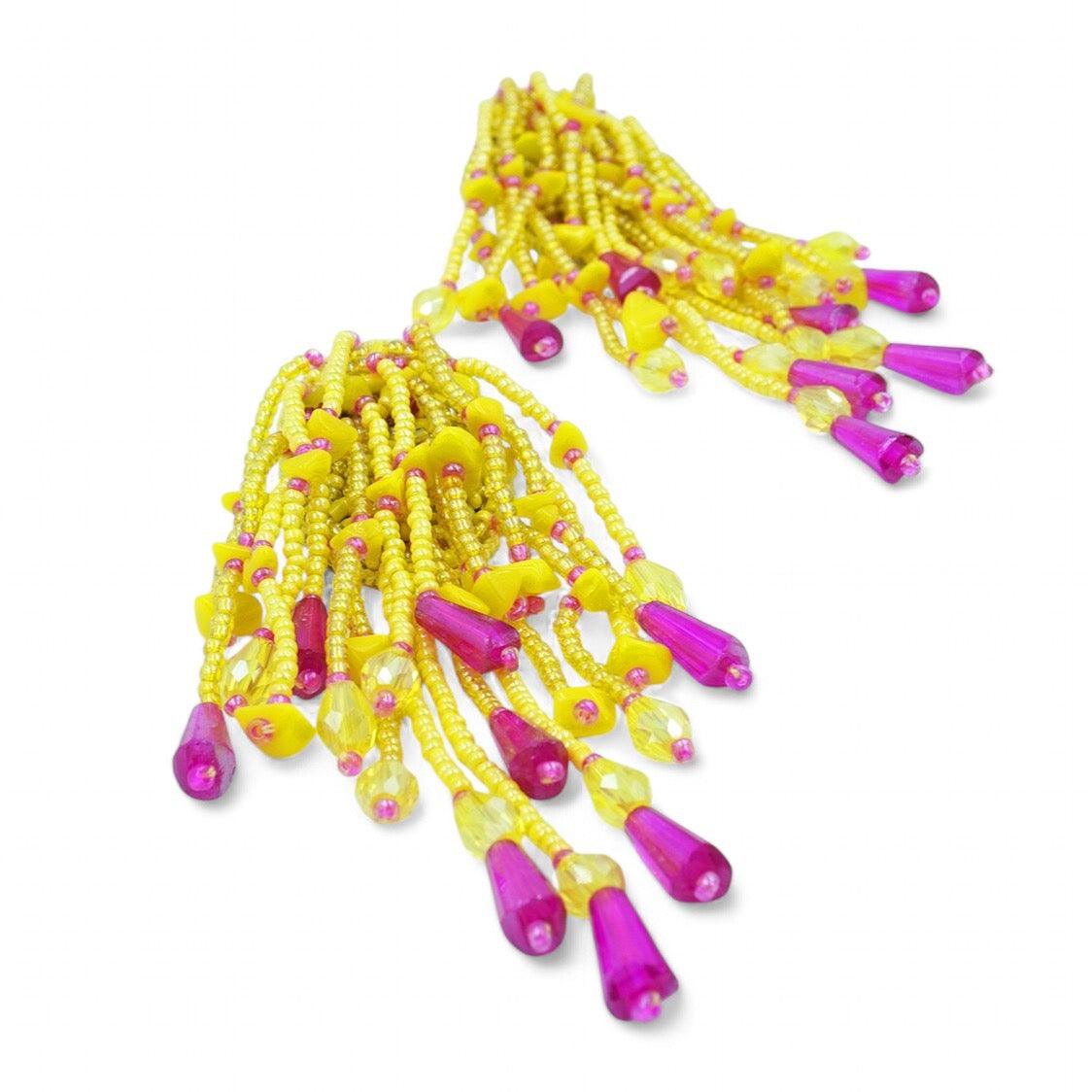 Helen Earrings - Yellow - DIRAATELIER