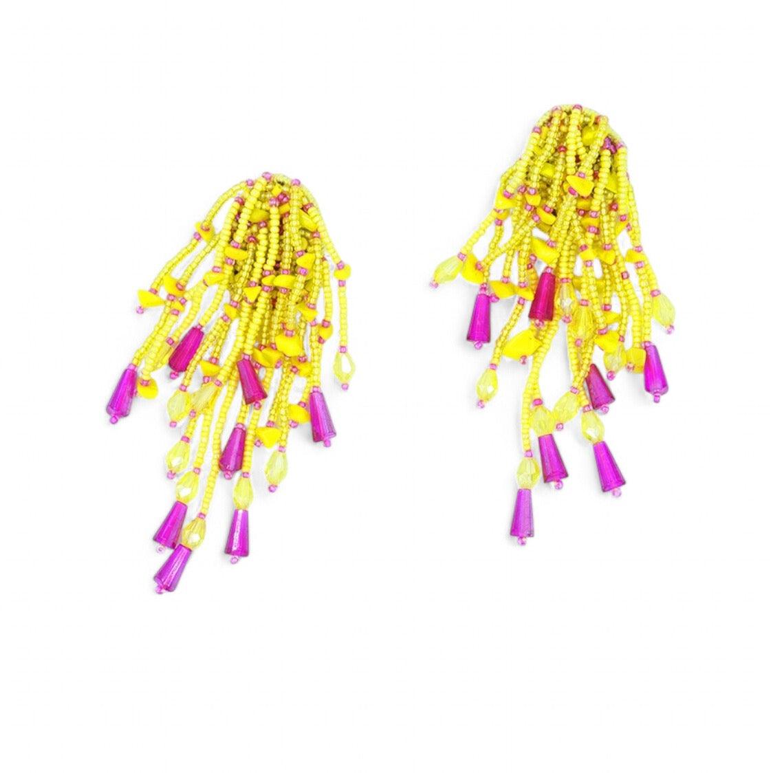 Helen Earrings - Yellow - DIRAATELIER