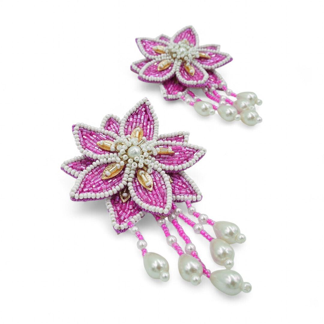 Angelica Earrings - Lilac