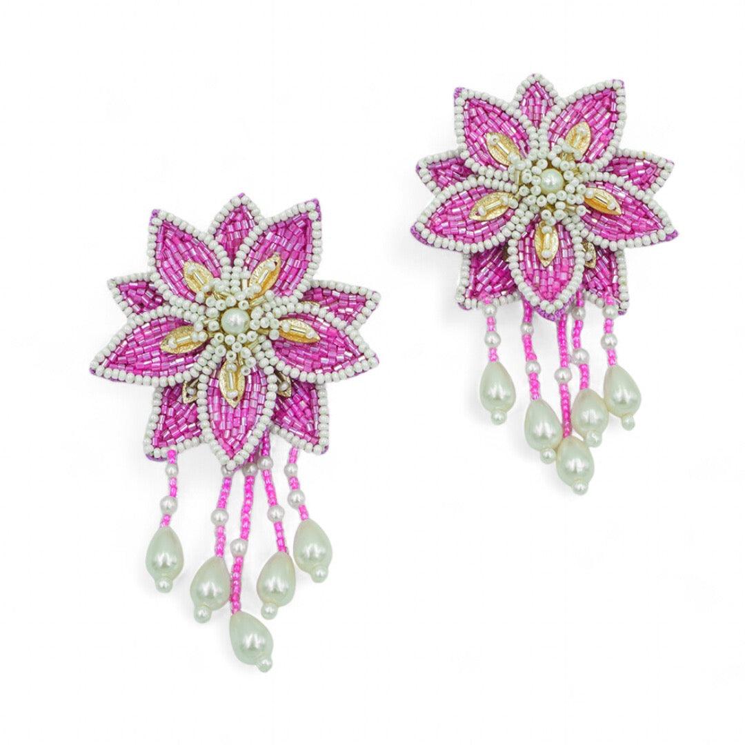 Angelica Earrings - Lilac