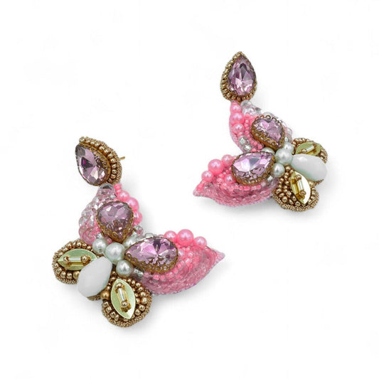 Mariposa Earrings - Baby Pink