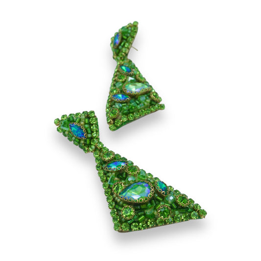 Ibiza Earrings - Tropical Green
