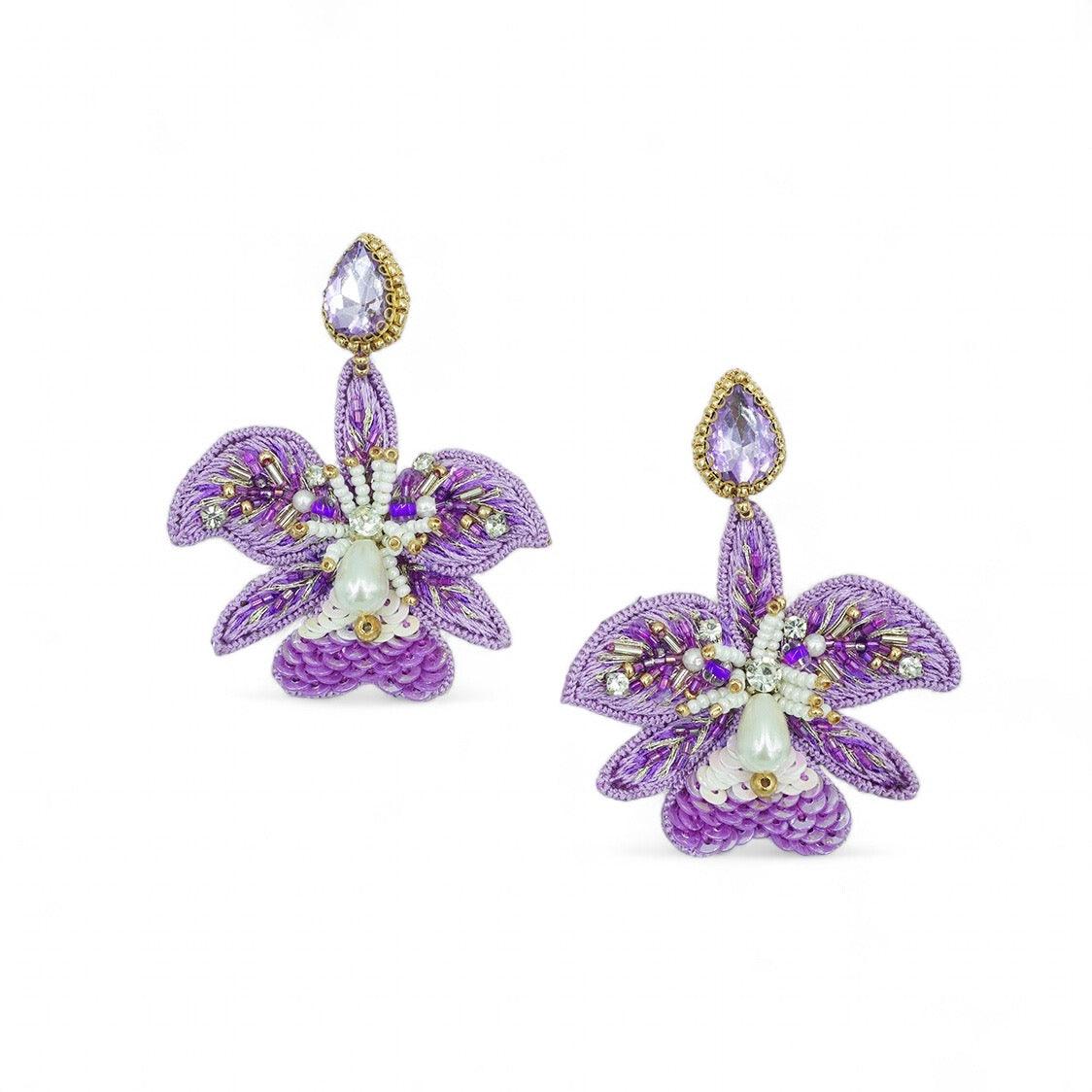 Stella Earrings - Lilac