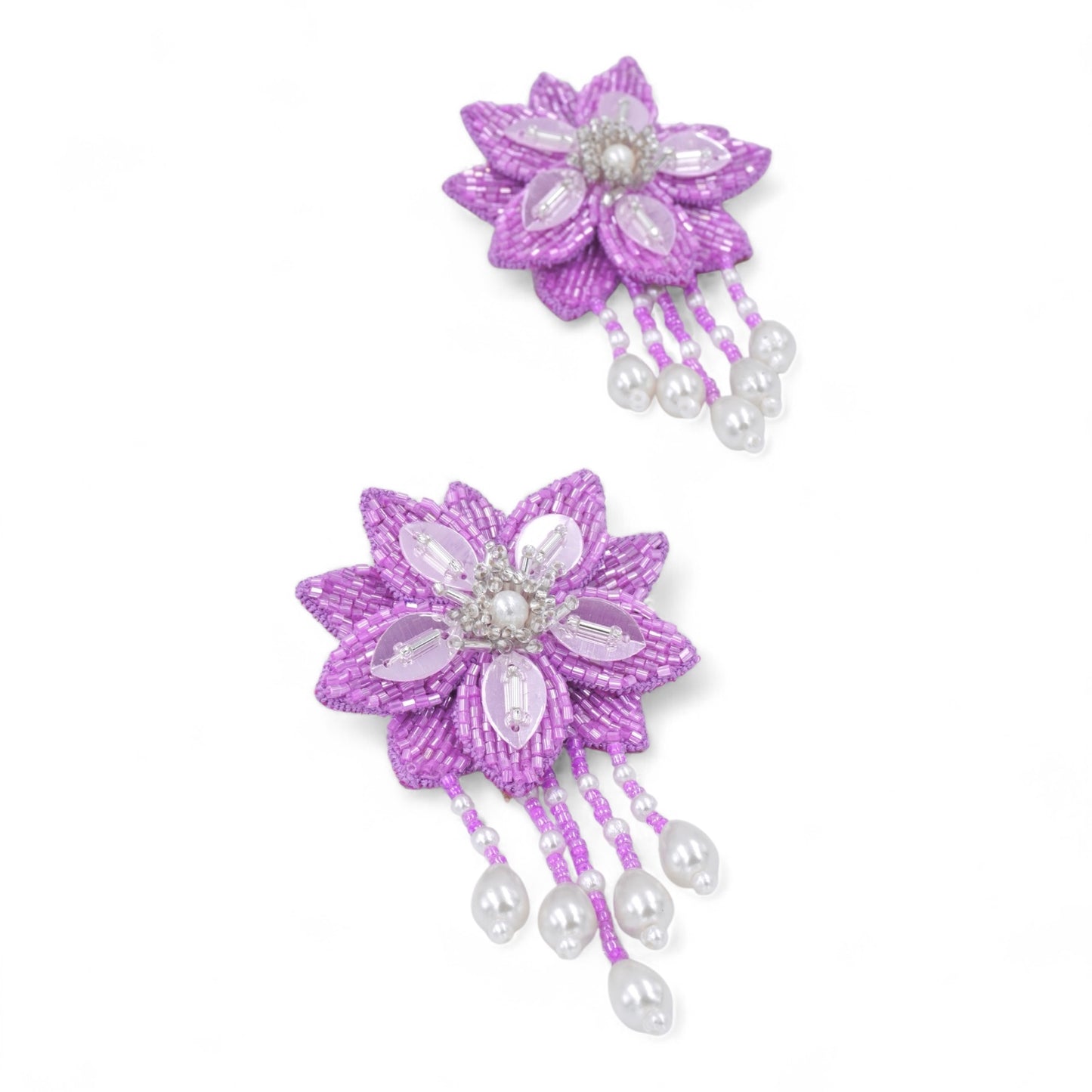 Angelica Earrings - Lilac