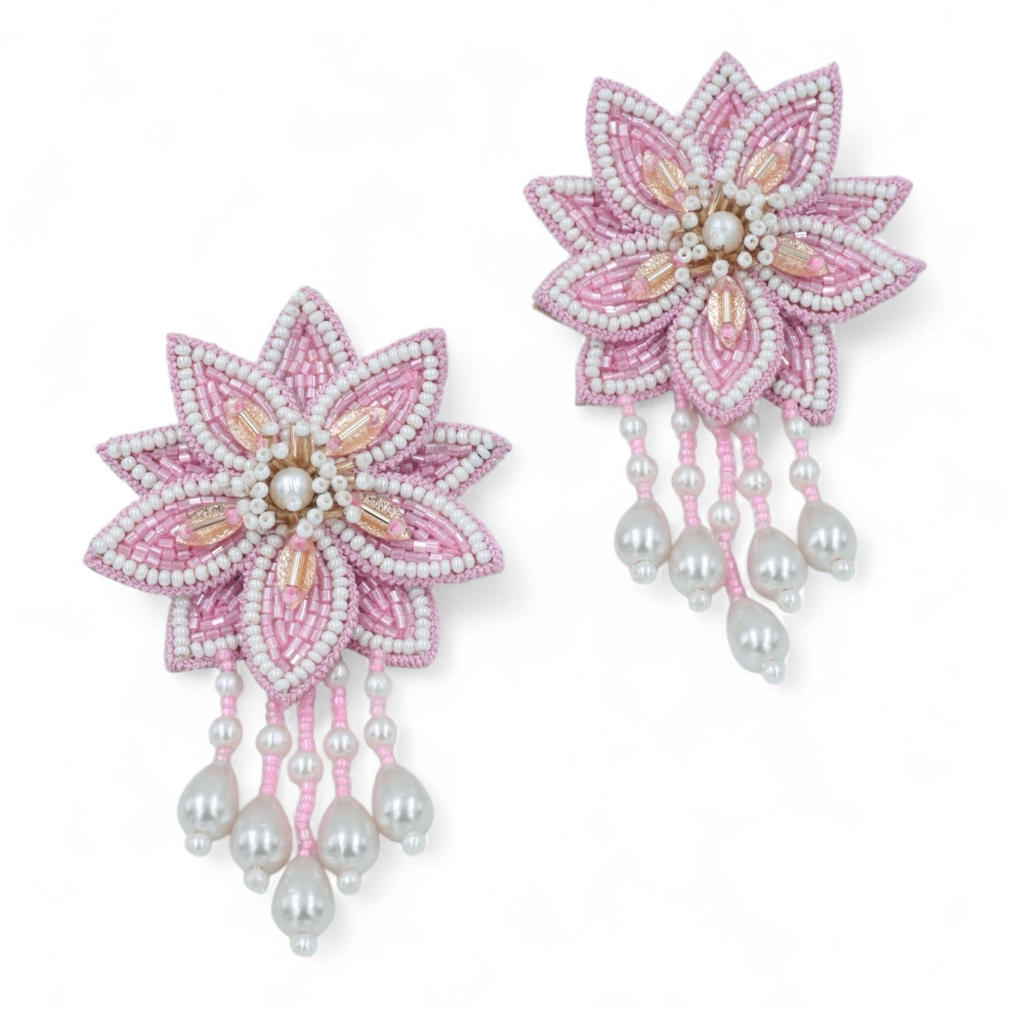 Angelica Earrings - Pink