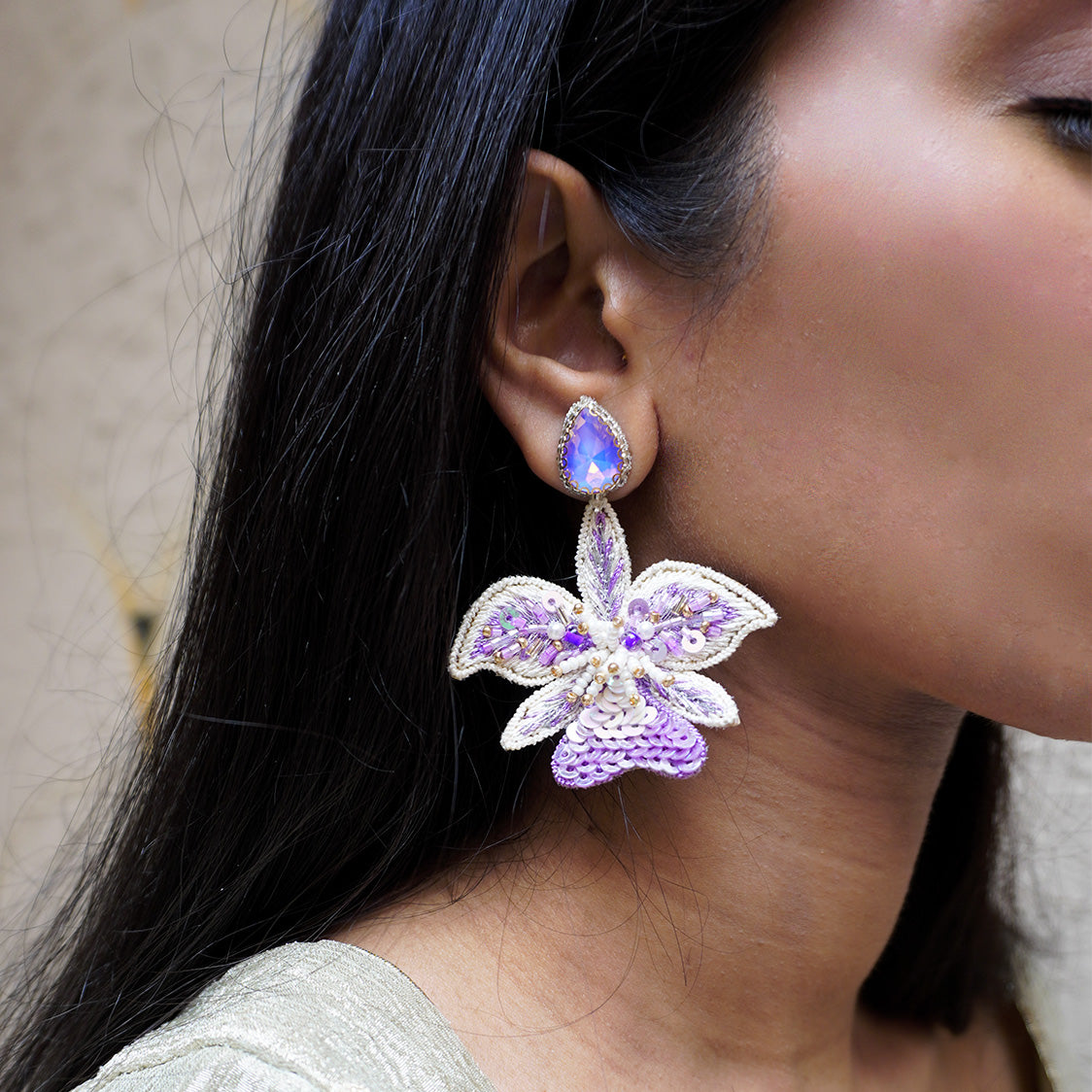 Stella Earrings - Lilac