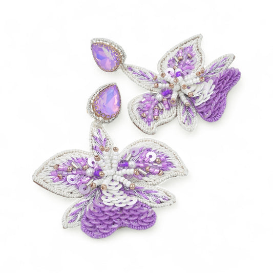 Stella Earrings - Lilac