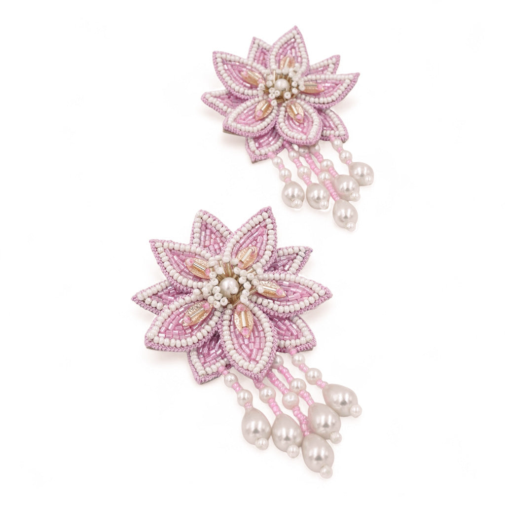 Angelica Earrings - Pink